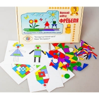 Игровой набор Фребеля "Конструктор плоскостной-4" (Серия "Эксперимент") - fgospostavki.ru - Самара