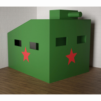 Игровой домик «Танк» - fgospostavki.ru - Самара