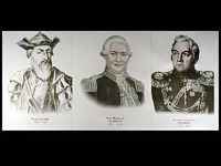 Портреты путешественников (25 штук, формат А3) - fgospostavki.ru - Самара
