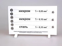 Прибор для демонстрации зависимости сопротивления проводника от его длины, сечения и материала - fgospostavki.ru - Самара