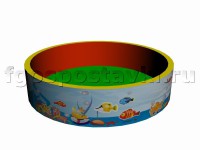 Бассейн круглый с шелкографией - fgospostavki.ru - Самара