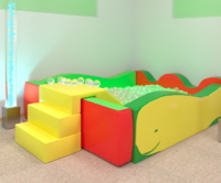 Бассейн «Кит» с горкой - fgospostavki.ru - Самара