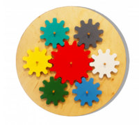 Бизиборд «Цветные шестеренки» - fgospostavki.ru - Самара