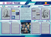 Стенд-уголок "Юный физик" - fgospostavki.ru - Самара