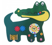 Бизиборд «Зеленый крокодил» - fgospostavki.ru - Самара