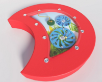 Настенный игровой модуль в виде части гусеницы с весами - fgospostavki.ru - Самара