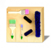 Тактильно-развивающая панель с мягкими кисточками - fgospostavki.ru - Самара