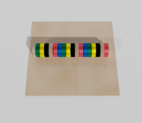 Тактильно-развивающая панель с разноцветными кругами - fgospostavki.ru - Самара