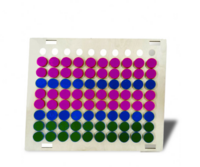 Тактильно-развивающая панель «Цветные фигурки» - fgospostavki.ru - Самара