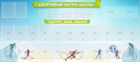 Стенд "Спортивная жизнь школы" - fgospostavki.ru - Самара