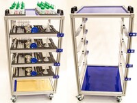 Мобильная стойка для хранения наборов ГИА по химии - fgospostavki.ru - Самара