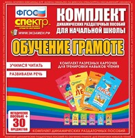 Динамические раздаточные пособия. Обучение грамоте (карточки). Комплект разрезных карточек для тренировки навыков чтения. - fgospostavki.ru - Самара