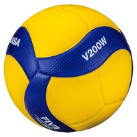 Мяч волейбольный Mikasa V200W (размер 5, синтетическая кожа, профессиональный) - fgospostavki.ru - Самара