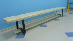 Скамейка гимнастическая (металлические ножки, лак) (2,5 м)  - fgospostavki.ru - Самара