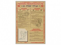 Стенд-уголок "Техника безопасности на уроках труда" - fgospostavki.ru - Самара