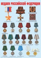 Комплект плакатов "Ордена и медали Российской Федерации" - fgospostavki.ru - Самара