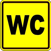 Тактильный знак (WC) 100х100 - fgospostavki.ru - Самара