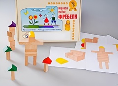 Игровой набор Фребеля "Конструктор деревянный без соединений-3" (Серия "Эксперимент") - fgospostavki.ru - Самара