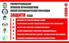 Плакат "Правила профилактики коронавируса" - fgospostavki.ru - Самара
