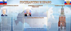 Стенд "Государство и право" - fgospostavki.ru - Самара
