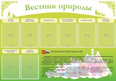 Стенд "Вестник природы" Вариант 4 - fgospostavki.ru - Самара