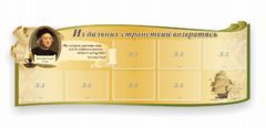 Стенд резной "Из дальних странствий возвратясь" - fgospostavki.ru - Самара