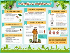 Стенд "Клещевой энцефалит" - fgospostavki.ru - Самара