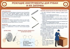 Стенд "Режущие инструменты для рубки и их заточки" - fgospostavki.ru - Самара