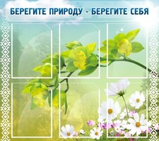 Стенд "Берегите природу - берегите себя" - fgospostavki.ru - Самара
