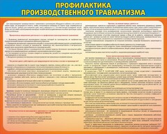 Стенд "Профилактика производственного травматизма" - fgospostavki.ru - Самара
