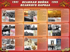 Стенд "Великая война Великого народа" Вариант 1 (9 блоков) - fgospostavki.ru - Самара