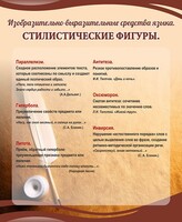 Стенд "Стилистические фигуры" Вариант 2 - fgospostavki.ru - Самара