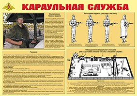 Плакат "Караульная служба" - fgospostavki.ru - Самара