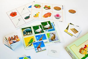 Лото "Иностранный язык" (3 игры, 6 планшетов, 36 карточек, цветные, ламинированные) - fgospostavki.ru - Самара