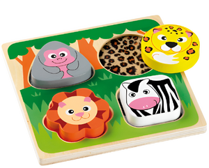 Тактильные пазлы "Сафари" - fgospostavki.ru - Самара