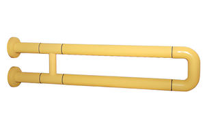 Поручень неоткидной двухопорный с антибактериальным покрытием (желтый) - fgospostavki.ru - Самара