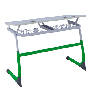 Парта SMARTY двухместная регулируемая по высоте (наклонная столешница) - fgospostavki.ru - Самара