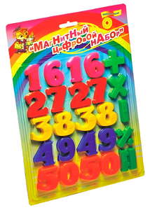 Магнитный цифровой набор (со шрифтом Брайля) - fgospostavki.ru - Самара