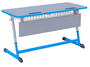 Парта NOMAD двухместная регулируемая по высоте с антивандальной кромкой - fgospostavki.ru - Самара