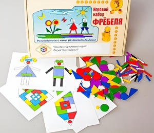 Игровой набор Фребеля "Конструктор плоскостной-4" (Серия "Эксперимент") - fgospostavki.ru - Самара