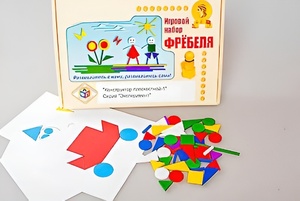 Игровой набор Фребеля "Конструктор плоскостной-1" (Серия "Эксперимент") - fgospostavki.ru - Самара