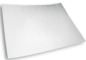 Пособие для слабовидящих детей - Сигнальные карточки по математике - fgospostavki.ru - Самара