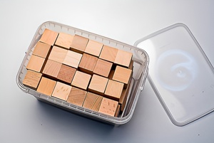 Игровой набор Фребеля "Кубики" (96 шт., бук, серия "Красота вокруг нас") - fgospostavki.ru - Самара