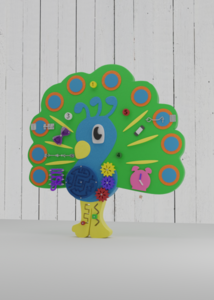 Бизиборд «Радостный павлин» - fgospostavki.ru - Самара