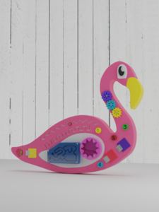 Бизиборд «Розовый фламинго» - fgospostavki.ru - Самара