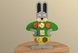 Бизиборд «Серый заинька» - fgospostavki.ru - Самара