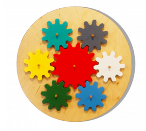 Бизиборд «Цветные шестеренки» - fgospostavki.ru - Самара