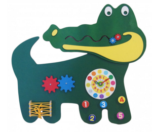 Бизиборд «Зеленый крокодил» - fgospostavki.ru - Самара