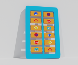 Игровая панель «Дорожные знаки»  - fgospostavki.ru - Самара