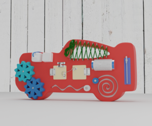 Бизиборд «Машинка» - fgospostavki.ru - Самара